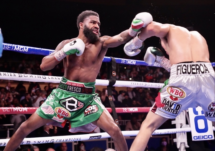 Photos Stephen Fulton Edges Brandon Figueroa In War To Unify WBC WBO 